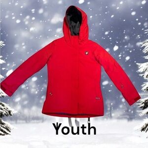 ORAGE 🇨🇦 YOUTH SKI SNOWBOARD JACKET SIZE XL 14 RED EXC CONDITION UNISEX